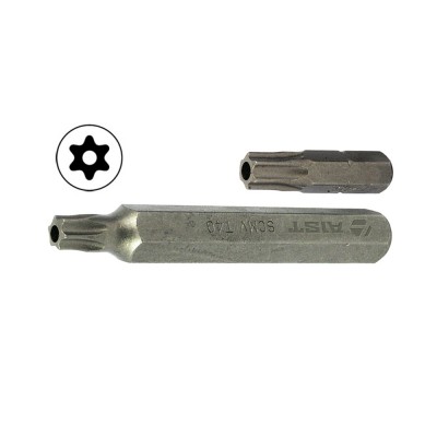 Бит TORX с отверстием под штифт ТT20 10мм, L=30мм, S2, (упаковка 10 шт)