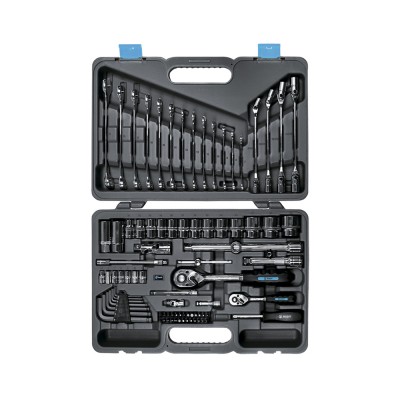 Набор инструмента 87 пр., (1/4"+1/2", "SL", 5-32мм), в пласт. кейсе