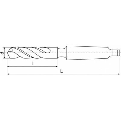 Сверло к/х d 15,5 мм Р6М5 Томск