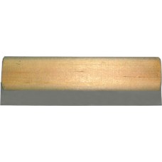 Шпатель ПВХ с деревянной ручкой белый 100 мм