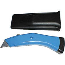 Нож для напольных покрытий усиленный "Дельфин" Профи, серый (в чехле)